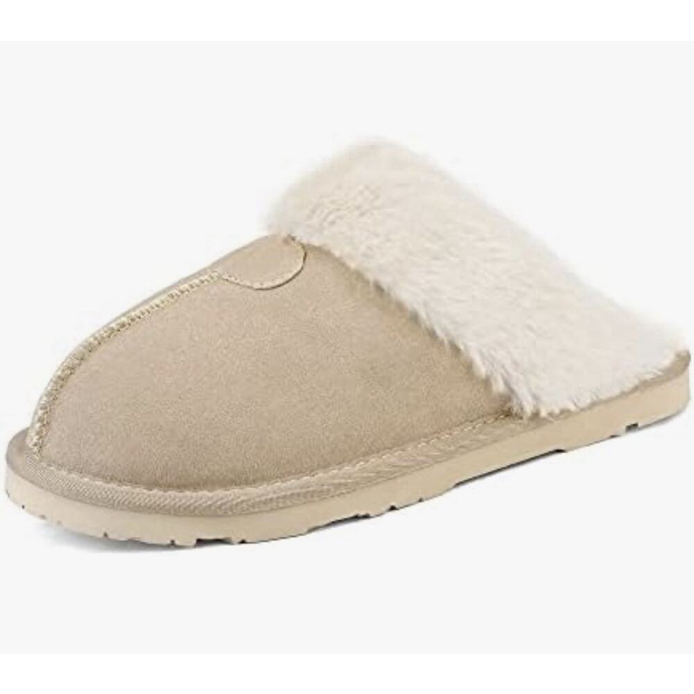 Womens Dream Pairs Sofie-05 Comfort Slippers Size 9, Sand